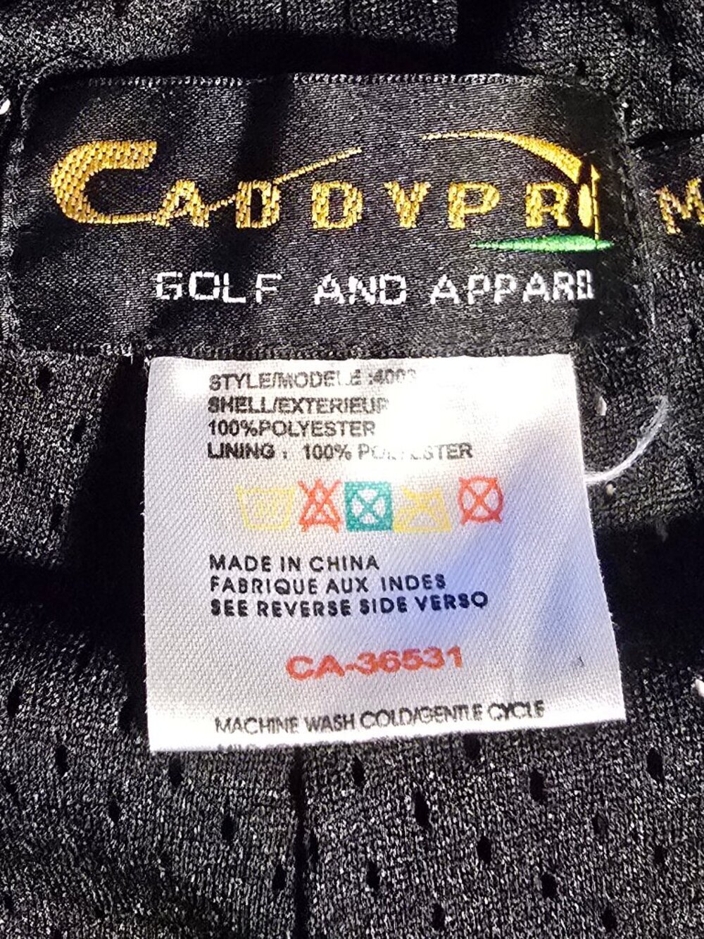 CADDYPRO Golf & Apparel warm-up overpants - Picture 5 of 7